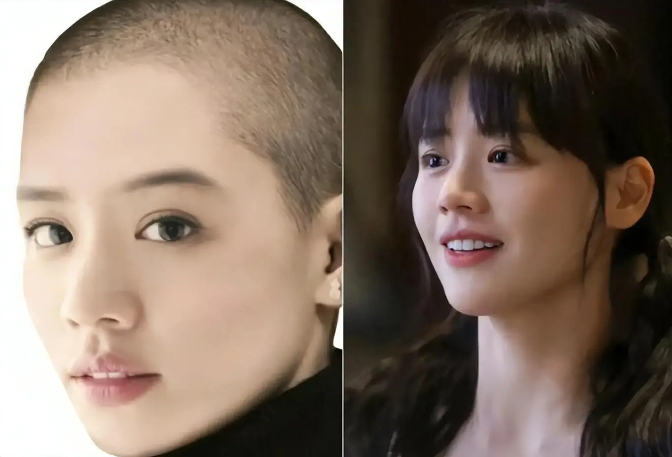 女明星光头造型_挑战颜值的女星_剪光头的女明星